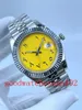 Classic Series Unisex Watches nuova versione 41mm 36mm Yellow Allah numero rotto Quadrante 126334 126234 Bracciale meccanico automatico Orologi da polso da uomo Fashion Ladies