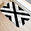 Carpets 1Pcs Geometric Kitchen Entrance Door Mat 40 60cm Coral Velvet Carpet Rubber Colorful Indoor Floor Mats Non-Anti-Slip Rug 48267-1