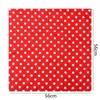 2021 POLKA DOT Gedrukte Bandana Square Scarf Men Women Mode kleurrijke boho -stijl hiphop zakdoek polsband hoofddeksel masker J220816