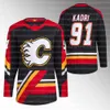 Calgary 10 Jonathan Huberdeau 2023 Heritage Classic Flames Jersey Nazem Kadri Elias Lindholm Andrew Mangiapane Hanifin Jacob Markstrom Backlund Sharangovich