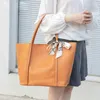 Evening Bags MS Luxury Vegetable Tanned Leather Tote Bag Real Thick Cowhide Large Capacity Women Shopper Roomy Handbag Purses 2022