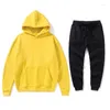Tracksuits voor heren heren casual pak winter 2022 pullover hoodie track multi-colour broek sportkleding