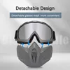 Gogle narciarskie na okulary zimowe okulary przeciwprądowe Motocross Okulary przeciwsłoneczne z maską twarzy snowboard snowmobi goggs L221022
