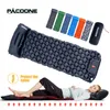 Outdoor Pads PACOONE Camping Sleeping Pad Inflatable Mattress with Pillows Ultralight Air Mat Built-in Inflator Pump Travel Hiking 221021