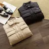 BB Winter Mens Down Down Designer Jackets Plaid Down Płaszcz Mężczyzn Windbreaker Man Work Work Cardigan Cardigan Coats