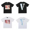 T-shirts pour hommes Chaopai Friends Series Big Joint Letter Bar Portrait Chaogao Street Short Sleeve