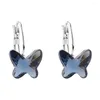 Dangle Earrings MS Betti 2022 Classic Butterfly Crystal Drop for Women Teacher Girls Form