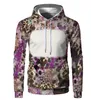 Wholesale Printable Sublimation Blank Hoodies Polyester Dye Pullover Sweater Faux Bleach print custom logo bleach hoodie b1022