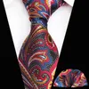 Moda 8 cm Silk Tie Set Set Green Bule Floral listrado