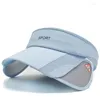 ベレー帽UV保護ベースボールキャップ空のトップ調整可能なバイザーキャップ