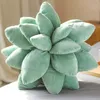 Creative Simulation Succulents Pillow Potted Plush Toys Succulent Doll Sofa Decorative Cushion Home Decoration Children Adult Gift D25