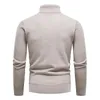 Herrtröjor tröja män mode vintage mönster lapptäcke hösten wnter turtleneck stickade toppar pullover mens casual smala varma stickade tröjor t221019