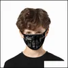 Designer masker tand Skls damm ansikte masker svart ￥teranv￤ndbar mascarilla mode anti r￶k mascherine tv￤ttbar cykel andning adts chi dhctr