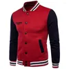 Giacche da uomo Abbigliamento da uomo Giacca Tendenza Bello Semplicità Uniforme da baseball Tutto-fiammifero Moda Autunno Abbinamento colori Streewear allentato