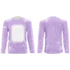 Hot Men ins Women Unisex Bleach Design Bluzy puste sublimacja Faux Bleached Tiew Dye koszule sweter długie rękaw T1022 ed ed