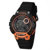 腕時計2022 reloj hombre shhors led digital watches men耐水樹脂バンド電子時計ファッションスポーツビッグ