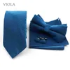 Houten bowtie fluweel tie zakdoek manchetknopen set mannen bruiloft bruidegoms vlinder pocket square feest verjaardag shirt accessoire cadeau j220816