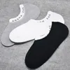 Men's Socks YEAMOLLY 3 Pairs Men Cotton Soft Invisible Liner Ankle Short Students Casual Black White Non-slip Sock Slippers For Adult