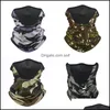 Masques de concepteur en plein air Magic Scarpe pliable hommes Respirable Neck Gaiter Protection de camouflage de vent anti-poussière Masque solaire Dhodw