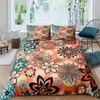 Bedding Sets Mandala Set Queen Size Bohemian Style Floral Print Duvet Cover With Pillowcases For Kids Girls Adults Bedroom Decorative