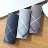 3 peças homens lenços de lenços de padrões verificados lenços de lençóis de poChet hanky poChet para pai j220816