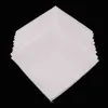 10x Pañuelos cuadrados cuadrados de algodón blanco Pañuelos para hombre 11x11'' J220816