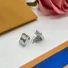 Ontwerpers vierkante oorbellen Dames Stud Brands Goud oorbuien Hartoorbellen voor vrouw luxe Letter Bloem Diamant oorr. 2210227Z