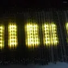 سلاسل 2M ثلاثية الأبعاد SK6812 RGB ضوء أنبوب النيزك الرقمي ؛ إدخال DC5V ؛