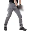 Męskie spodnie męskie taktyczne multi kieszeni elastyczne talia militarne spodnie wojskowe męskie casual ładunki ubrania szczupłe pasty dresowe 5xl