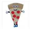 Personaggio dei cartoni animati adulto carino pizza mascotte costume vestito operato festa di Halloween drago festa di Natale