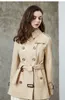 Womens Trench Coat Short Khaki Windbreaker High-end Outerwear coats ashion casual designer Windbreaker