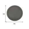 Table Mats 7pcs Non-slip Set Heat Resistant Silicone Mat Drink Glass Black Coasters Kitchen Accessories Coffee Mug Placemat