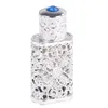 3 ML À La Mode Antique Parfum Décor Bouteille Vide Bouteille Conteneur Creux Sculpté En Métal Huile Essentielle Bouteilles Voyage De Mariage Décoration Cadeau