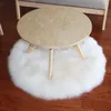 Mattor Professionell design av hög kvalitet mjuk konstgjorda fårskinn matta stol täcker ull varm hårig matta sätesdroppe