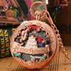 Orologi da taschino Orologio musicale al quarzo creativo con catena Vintage Happy Birthday Melody Music Pendant Gifts Drop