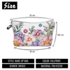 Bolsas de cosméticos Impressão digital 3D Amazon Flower Bag Story Armazenamento ID do batom de armazenamento