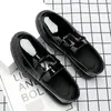 Autumn Men's Shoes Casual Shoes Student Korean Fashion Leather Board Waterproof High Low Top