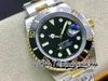 Чистый CF116613 SA3135 Автоматические мужские часы 40 мм CF V4 Двухтонный желтый золото керамическая рамка черная циферблат 904L Браслет Super Edition Super Edition Super Edition Watches