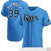 Personnalisé 2021 Hommes Femmes Enfants Jeunesse Baseball Maillots Cousu 39 Kevin Kiermaier 4 Blake Snell Jesus Aguilar Austin Meadows 18 Joey Wendle