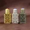 3 ML À La Mode Antique Parfum Décor Bouteille Vide Bouteille Conteneur Creux Sculpté En Métal Huile Essentielle Bouteilles Voyage De Mariage Décoration Cadeau