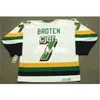 #7 Neal Broten Minnesota North Stars 1989 CCM Vintage Home Hockey Jersey Stitch valfritt namnnummer