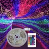 Cordes Sans Fil Bluetooth-compatible Bande Lumières Diy Couleur Changeante Lumière De Noël Décoratif Usb Led Atmosphère Lampe