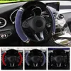 Steering Wheel Covers Shiny Cover Soft Warm Car Interior Plush Rhinestone Winter