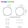 Bandes Cornhole Light LED Ring Lights Blanc Portable Dimmable Universal Night Sandbags Sandbag Live Broadcast Selfie Lighting