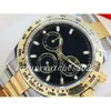 2 Style NF Factory Men Watch V5 Version Thin 40mm Automatic Mechanical 904l Yellow Two Tone Gold Diamond Cal.2813 Movimento Vetro zaffiro Orologi da polso da uomo