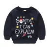 Specjalne okazje kostium świąteczne Ubrania dla chłopców bluzy bawełny dzieci pullover koszulki koszulki dla dzieci swetra santa gift gairs skoczki t221014