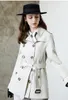 Womens Trench Coat Short Khaki Windbreaker High-end Outerwear coats ashion casual designer Windbreaker