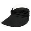 Hats Women's Beach Sun Hat Foldable Empty Top Casual Baseball Cap