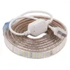 Полоски Ultra Bright Led Strip US 110V-130 В Три ряда 2835 водонепроницаемые 276-й/м гибкая ленточная ленточная лампа