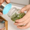 Opslagflessen helder glazen bus borosilicaat pot met dekselcontainers voedsel voor keuken pantry